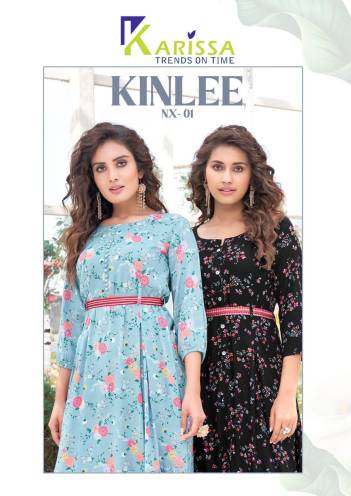 Kinlee Nx 1 By Karissa Stylish Printed Premium Kurti Collection